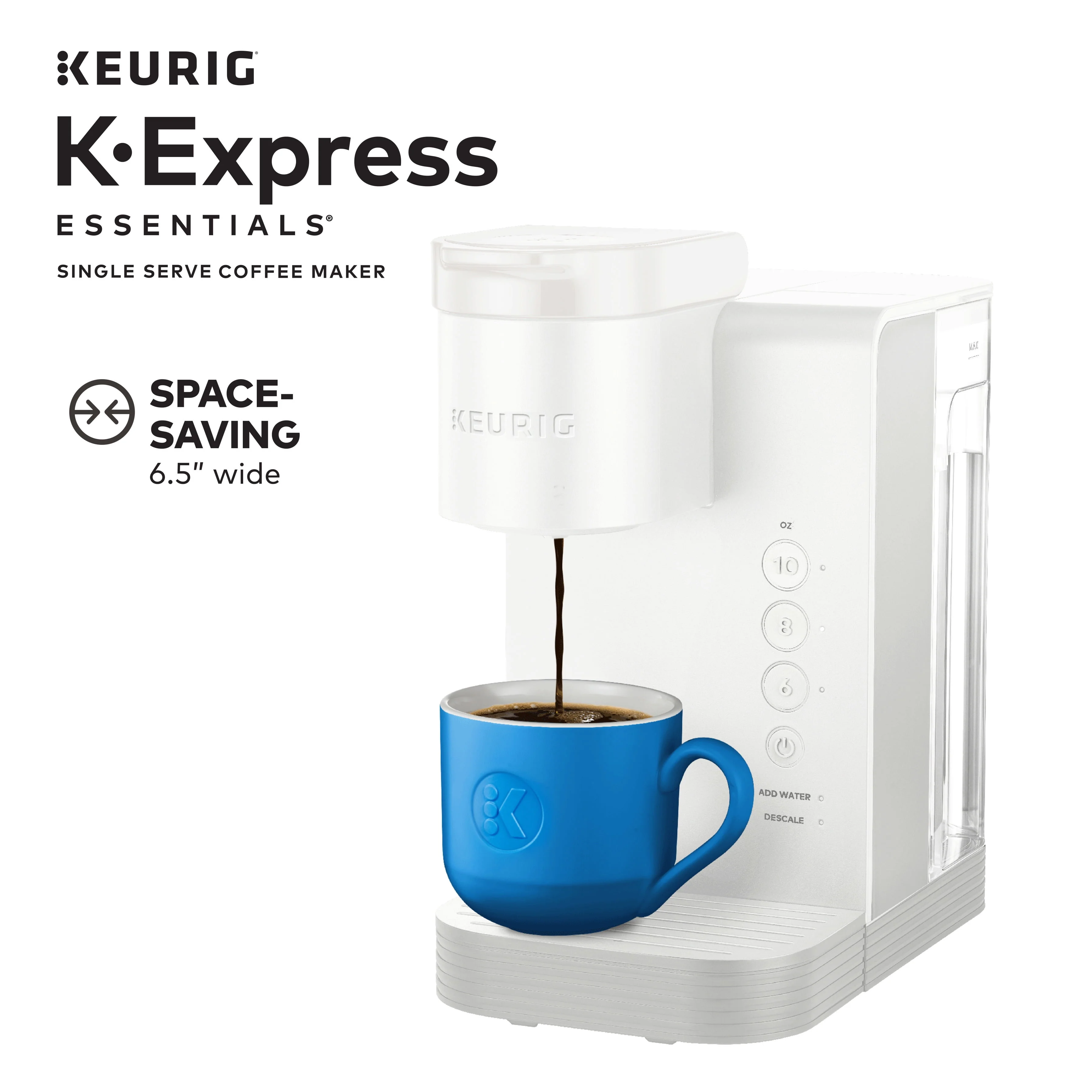 Keurig K-Express Essentials Single-Serve K-Cup Pod Coffee Maker, Teal