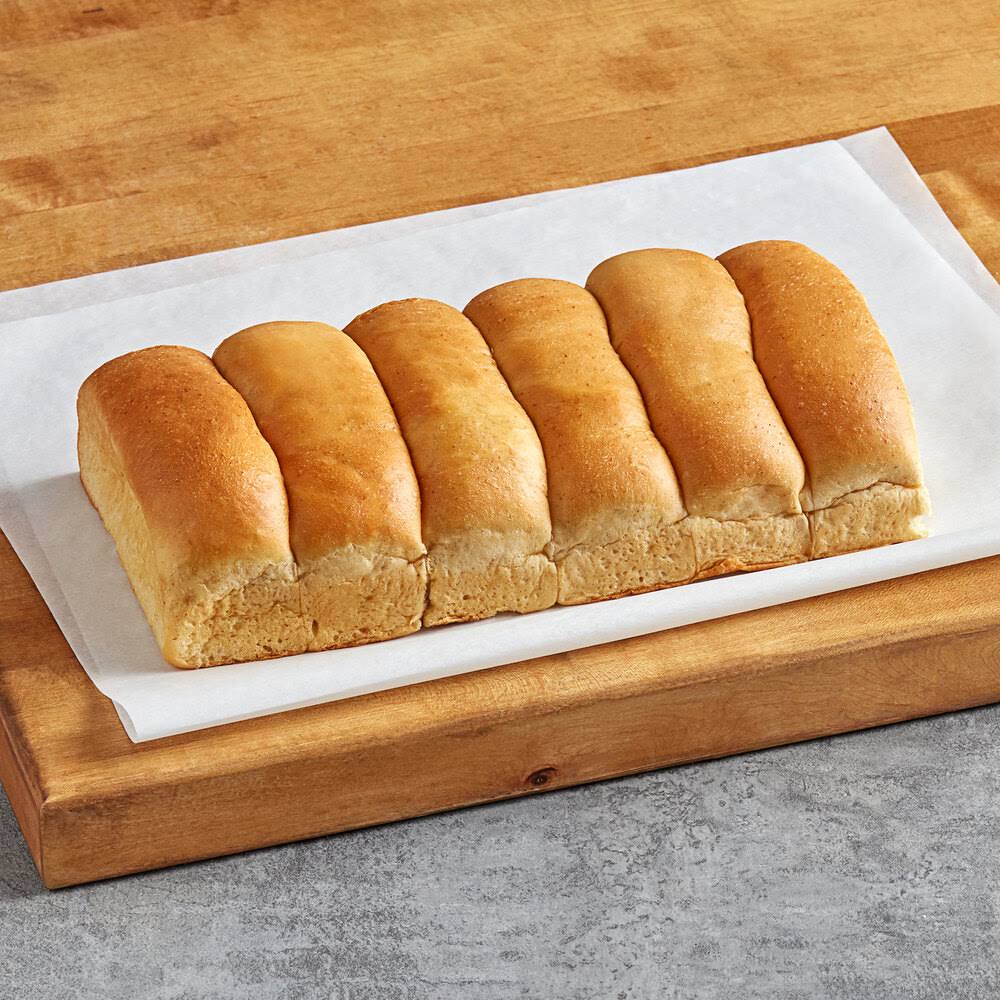 Lebus 6x22 Boston Country White Hot Dog Bun - 72/Case
