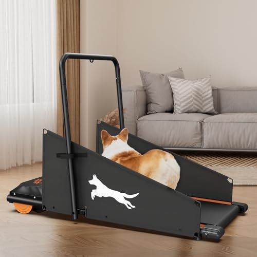 6.5MPH Dog Treadmill Workout Equipment for Small Pets, Dog Indoor Pacer Treadmill with Low Noise Motor, Pet Dog Running Machine for Healthy and Fit