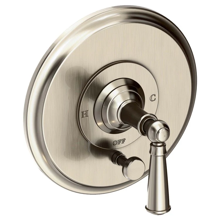 Aylesbury Pressure Balance Tub/Shower Valve Trim Only with Lever Handle - Polished Gold PVD