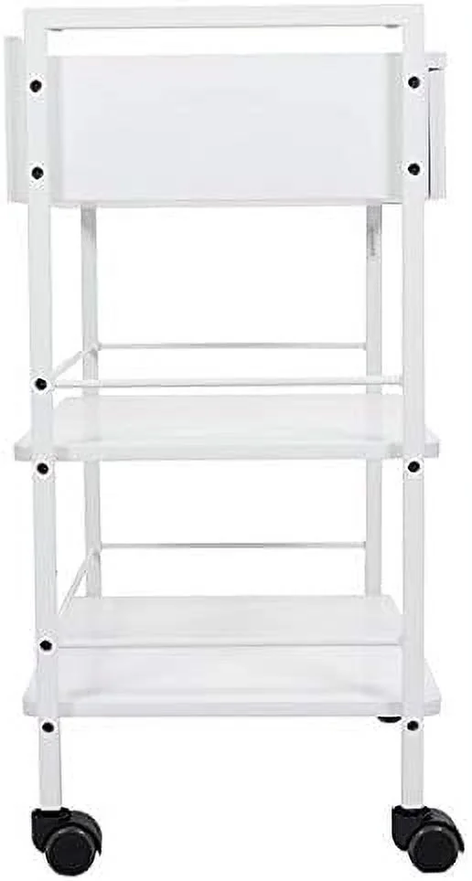 Pro Medical Dental Mobile Utility Cabinet & Cart With Steel Frame And One Drawer