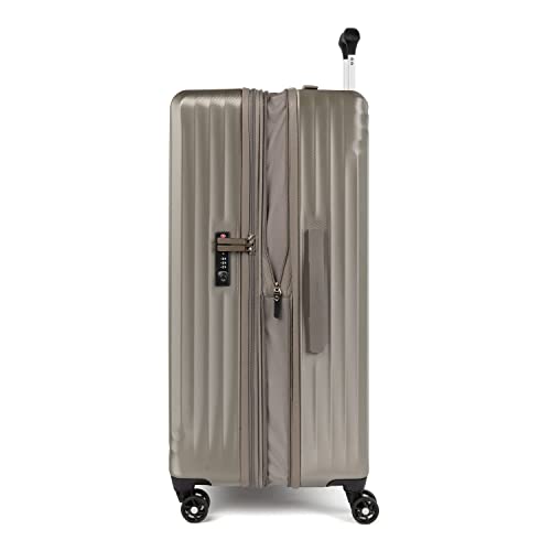Travelpro Maxlite Air Hardside Expandable Carry on Luggage, 8 Spinner Wheels, Lightweight Hard Shell Polycarbonate Suitcase, Shadow Grey