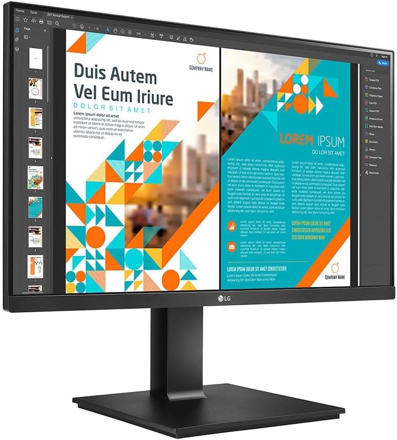 LG 24BP55Q-B 24" Monitor IPS HDMI DP Monitor, Black