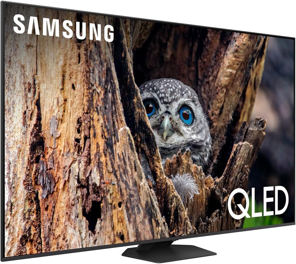 Samsung QN55Q80DAFXZA 55 Inch QLED 4K Smart TV 2024 (Renewed) Bundle with 2 YR CPS Enhanced Protection Pack