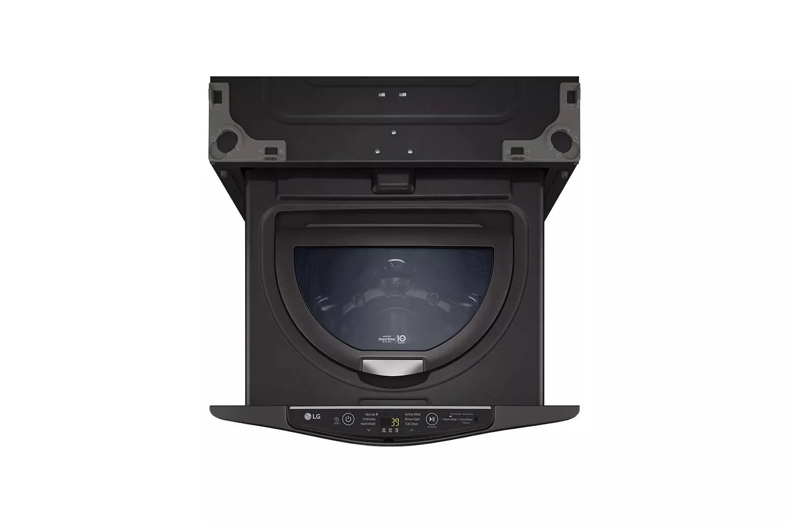 Lg Wd200cv 1.0 Cu. Ft. Sidekick Pedestal Washer - Graphite Steel