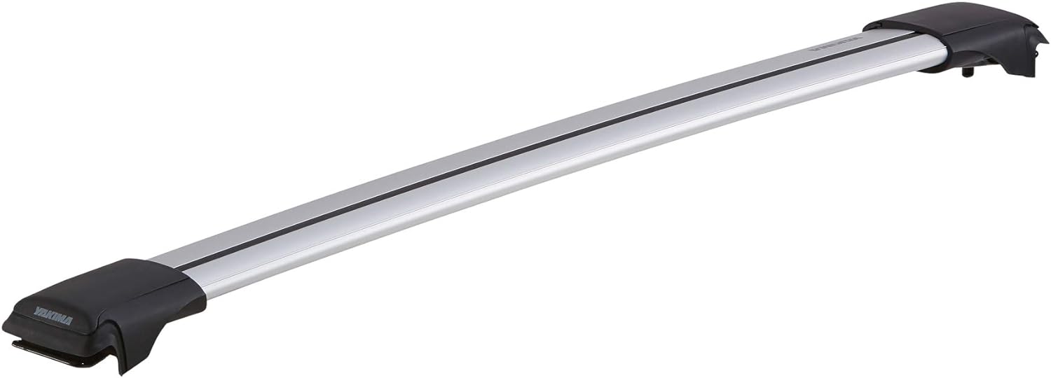 Yakima - RailBar, Premium Crossbar for Vehicles with Factory Equipped Raised Siderails, Silver, X-Small (special order) Pack of 2