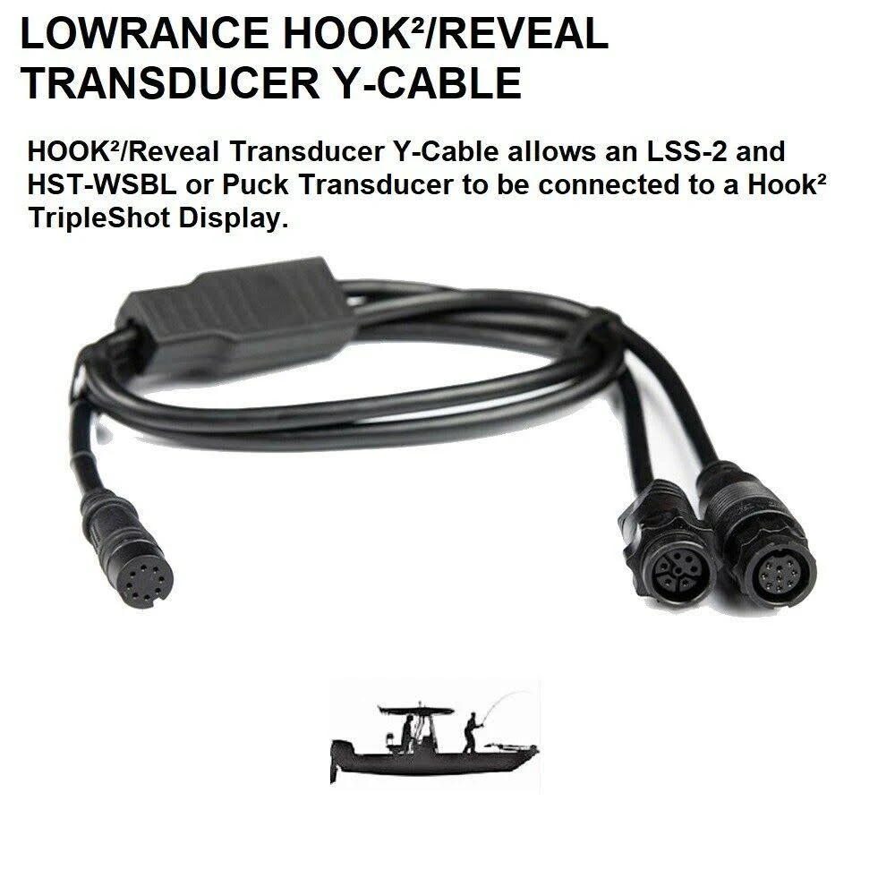 Lowrance Hook2 Transducer Y-Cable