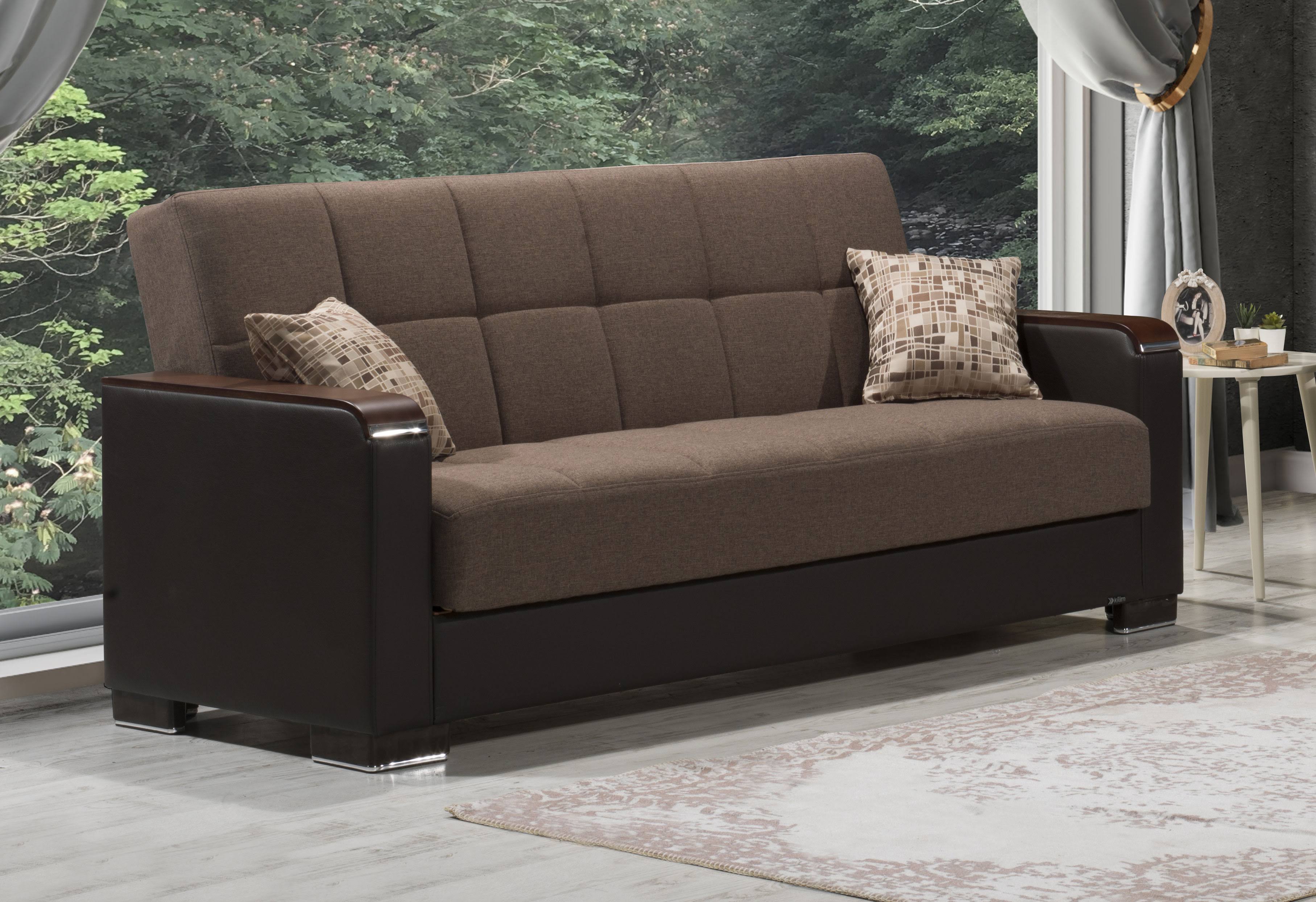 Armada x Brown Sofa Bed by Casamode