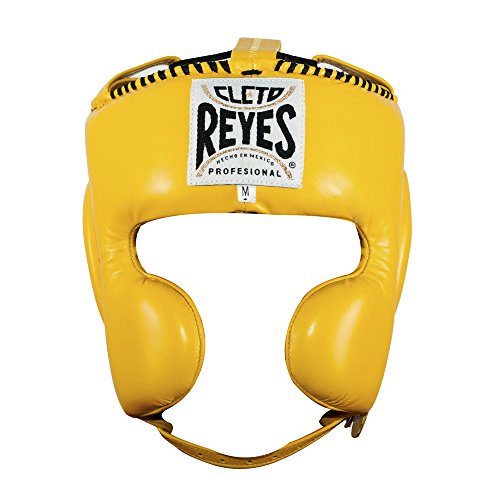 CLETO REYES Boxing Headgear with Cheek Protection for Men and Women, Protective Head Guard Face Saver, Sparring Fighting