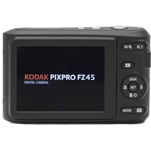 Kodak PIXPRO FZ45 Friendly Zoom 16MP Full HD Digital Camera, Red, Bundle with 32GB Memory Card and Camera Bag