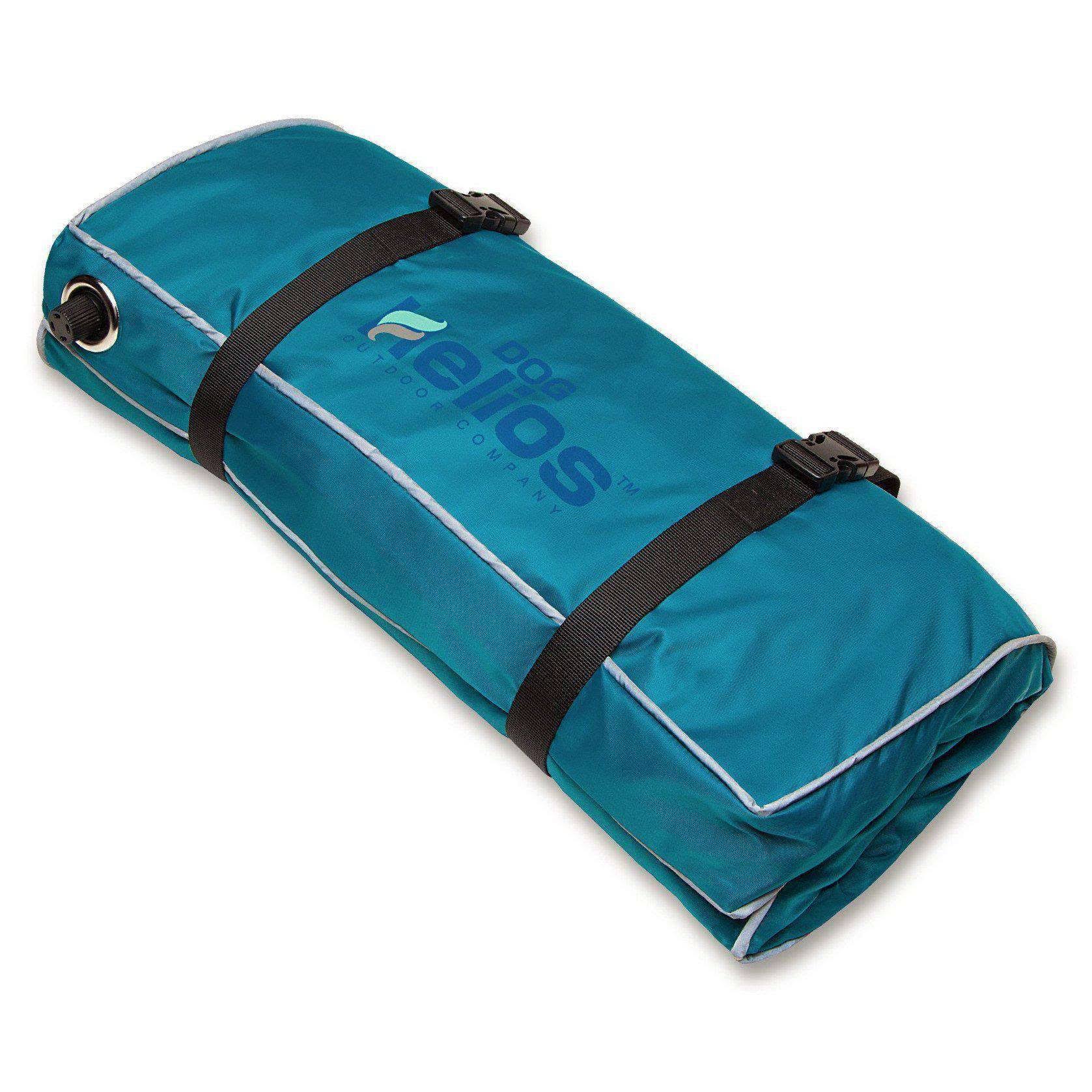 Dog Helios Aero-Inflatable Outdoor Camping Travel Waterproof Pet Dog Bed Mat (Black - Medium)
