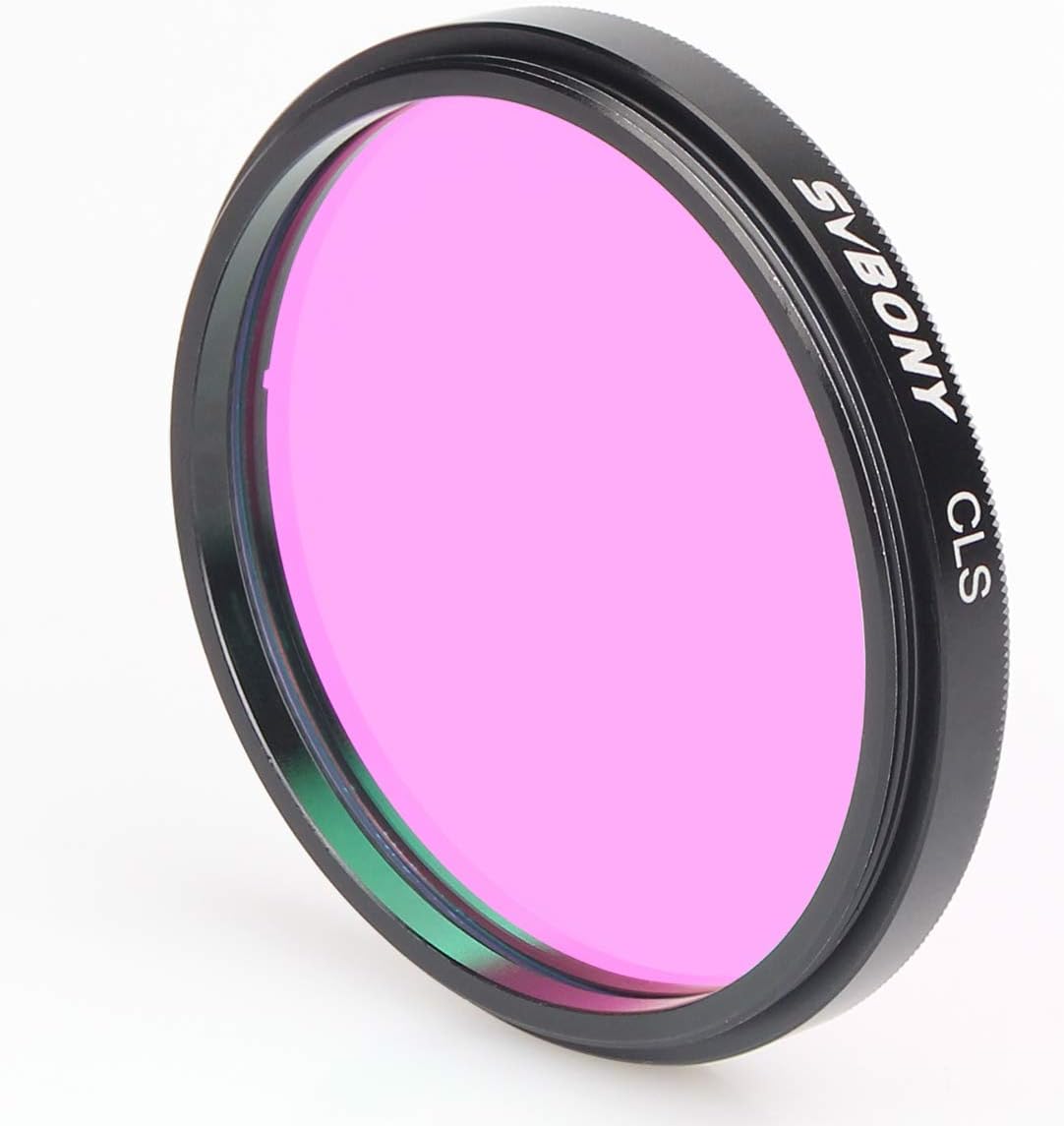 SVBONY Telescope Filter 2 inches CLS Filter City Light Pollution Reduction Filter Broadband Filter Suitable for Deep Sky Visual Astronomical
