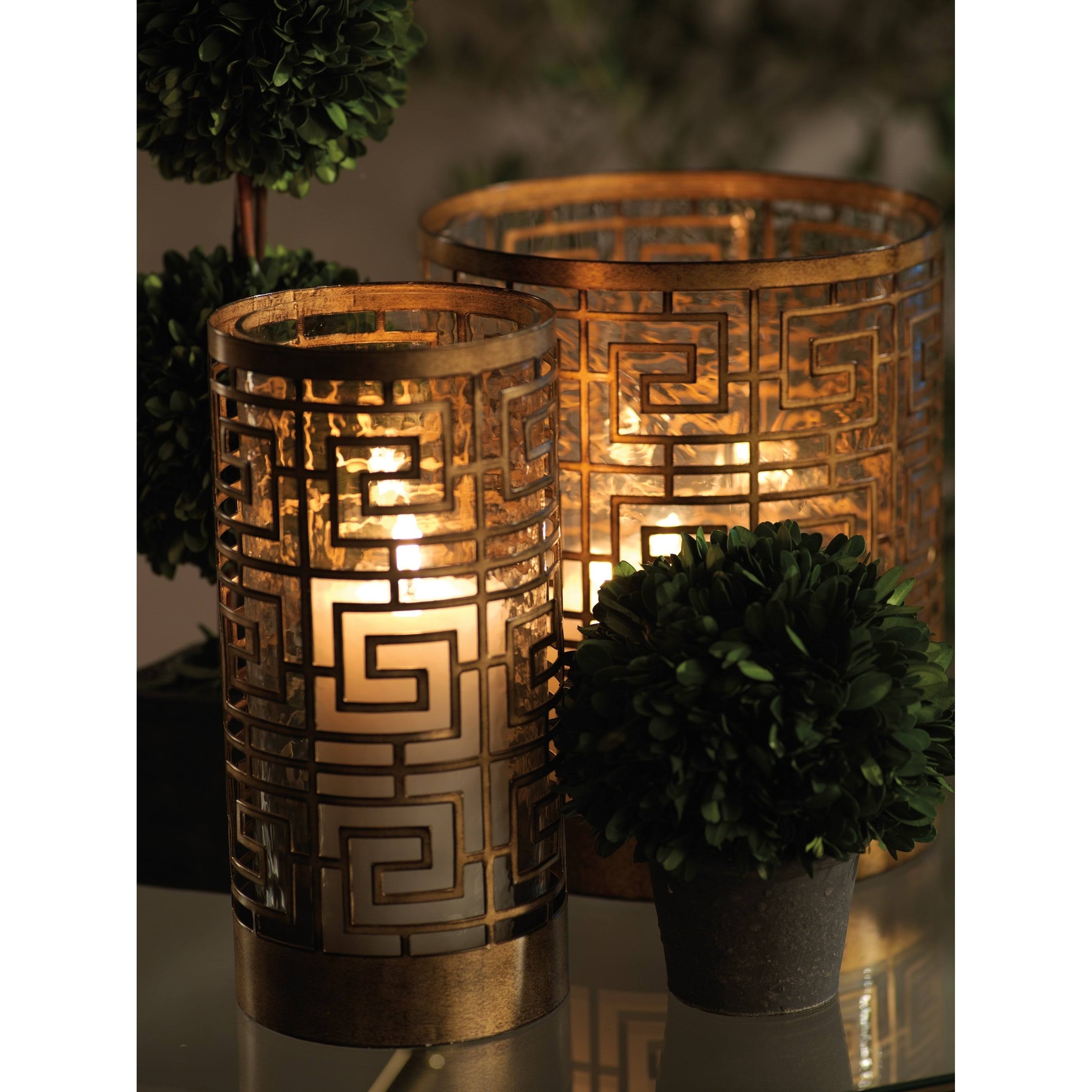 Mondre 5x22 Metal Hurricane Candle Holder