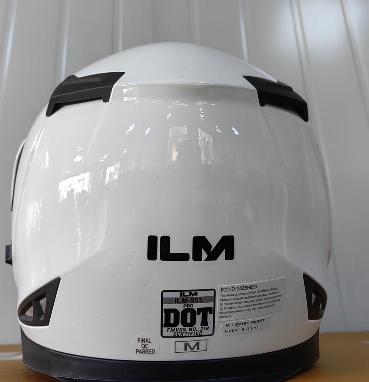 ILM Bluetooth Integrated Modular Flip up Full Face Motorcycle Helmet Sun Shield Mp3 Intercom Model 953/953 PRO