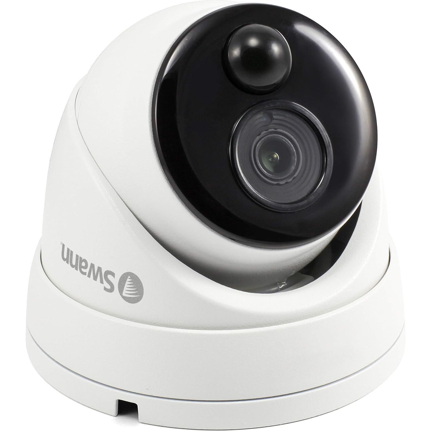 Swann Indoor/Outdoor Home Security Camera, 1080p PIR Dome Cam with Motion Sensor, Infrared Night Vision, Thermal Heat Sensing, BNC Wired Add to DVR