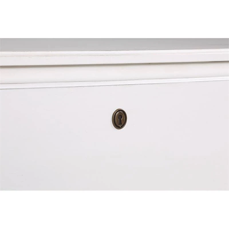 Cambridge Antique White 3-Drawer Wood Dresser