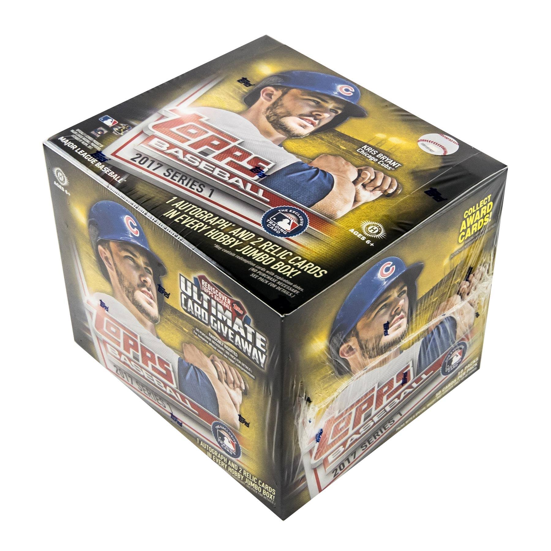 2017 Topps Baseball Series 1 Jumbo Box - 10 Packs - 50 Cards