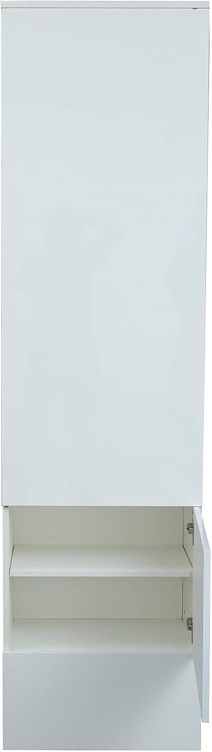 Contemporary Modern Freestanding Wardrobe Armoire Closet Storage Cabinet,Open Wardrobe with 1-Door