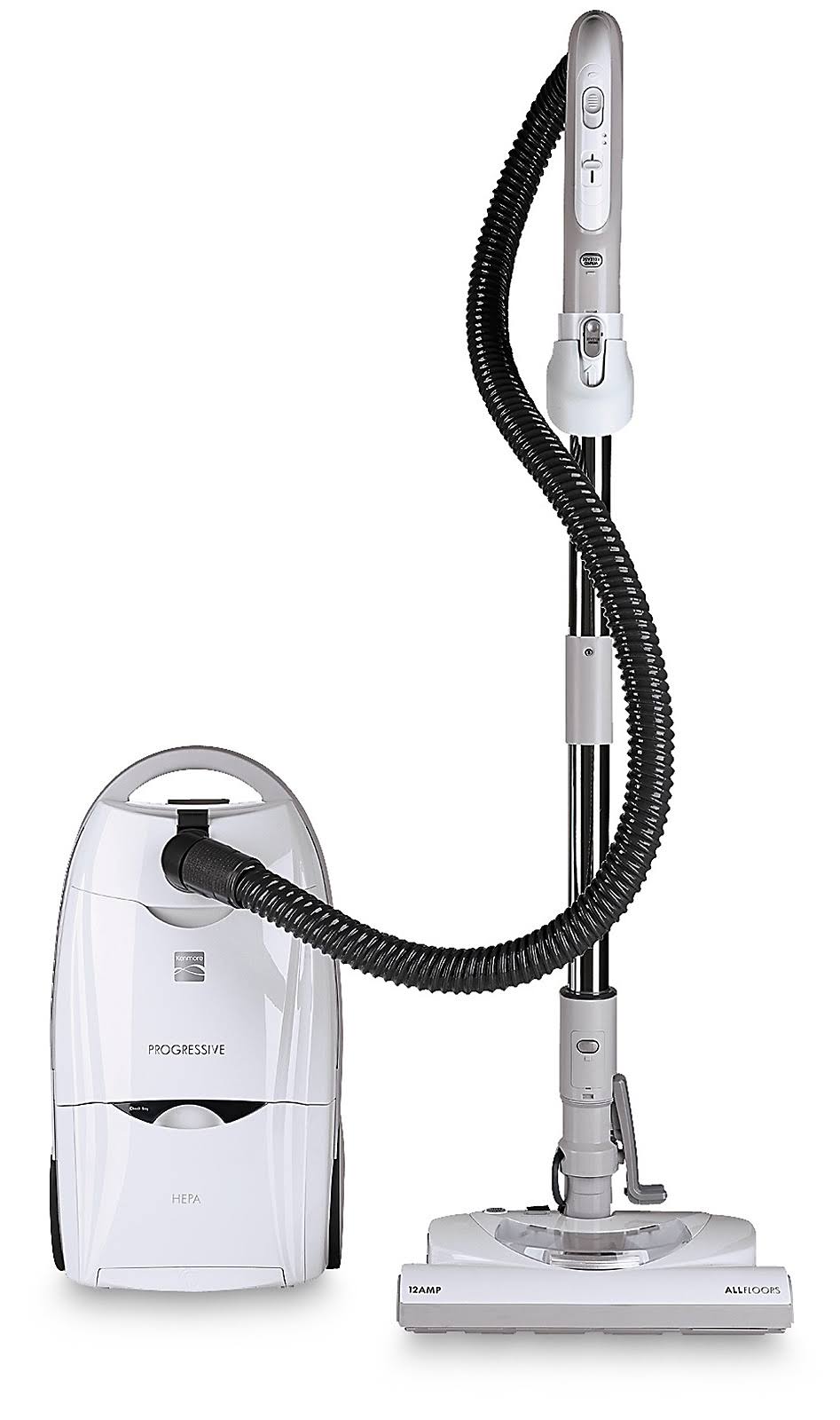 Kenmore Progressive 21514 Canister Vacuum - HEPA/Micro Filter - White