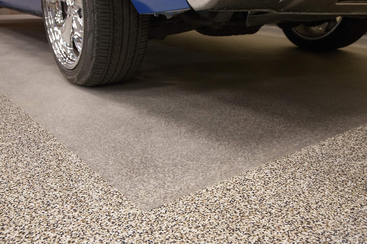 G-Floor Clear Levant 7'6" x 17' Garage Floor Cover and Protector