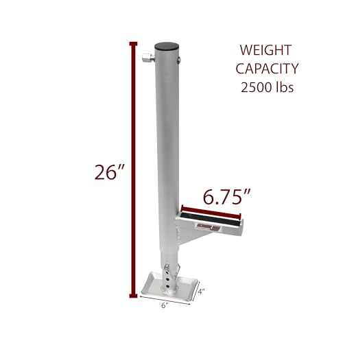Extreme Max 5001.6345 Universal Heavy-Duty Extended Range Quick Lift ATV/UTV Field Jack - 26" to 36" Range, 2500 lbs. Capacity