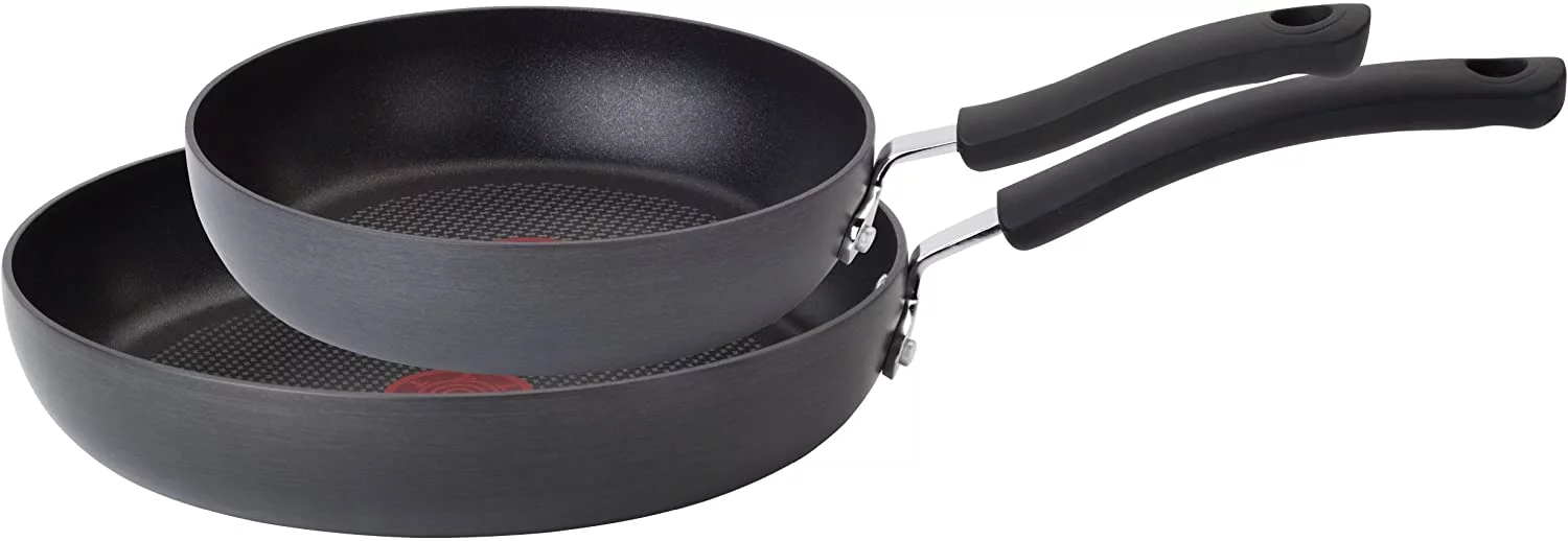 YHZCY Ultimate Hard Anodized Nonstick Cookware Set 12 Piece Pots and Pans, Dishwasher Safe Grey