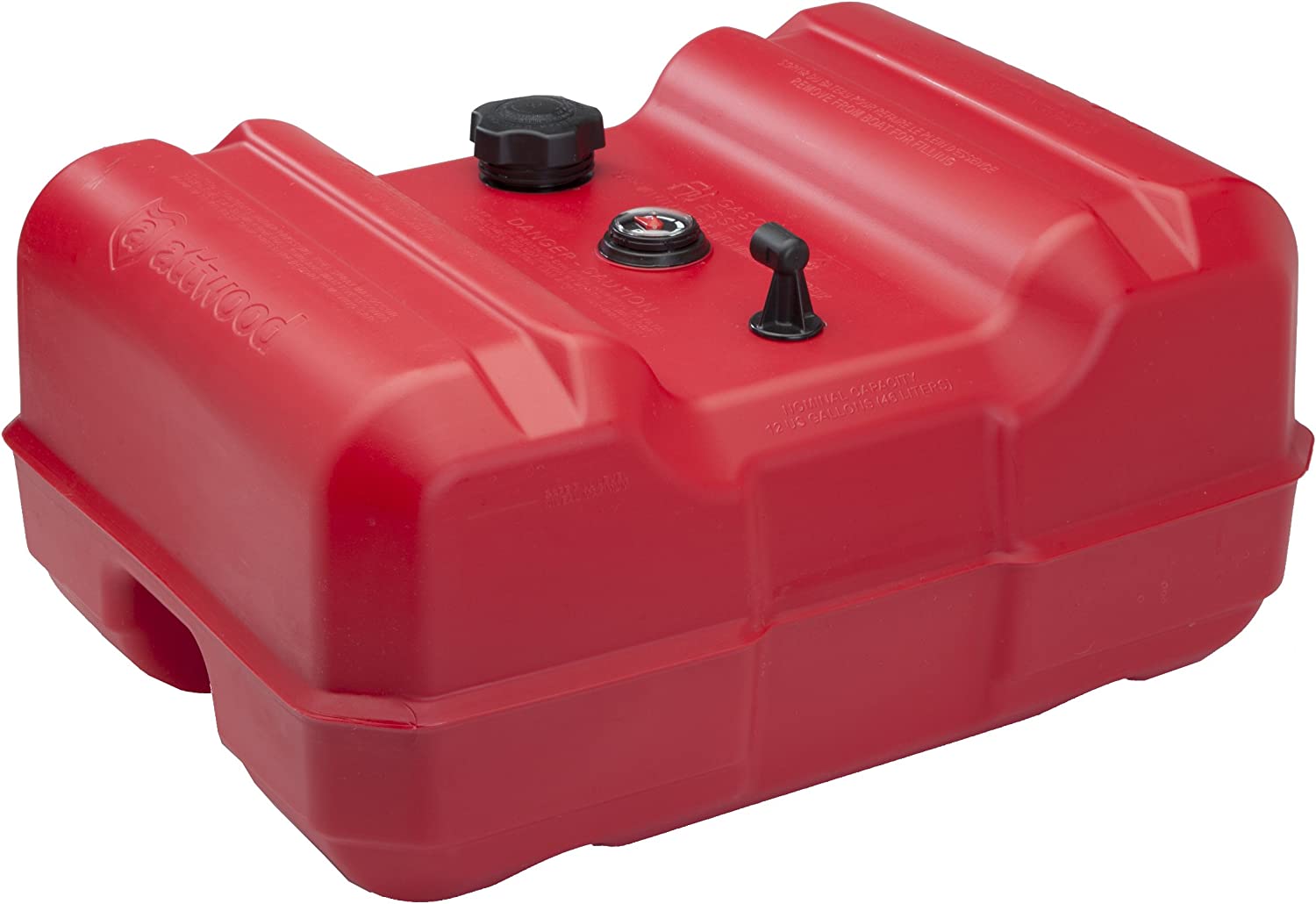 12 Gallon Low-Profile Portable Fuel Tank with Gauge