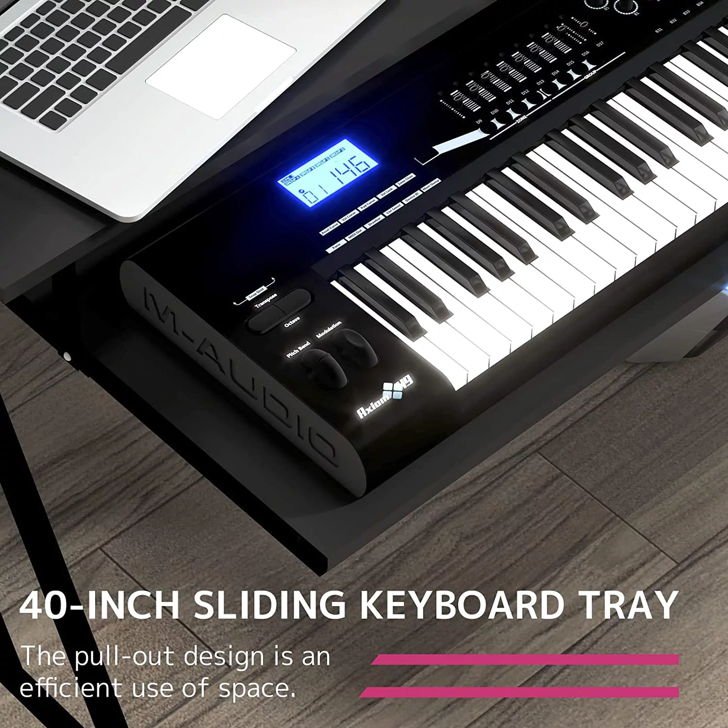 Music Studio Producer Recording Piano Desk Workstation Table - Radiant Selections