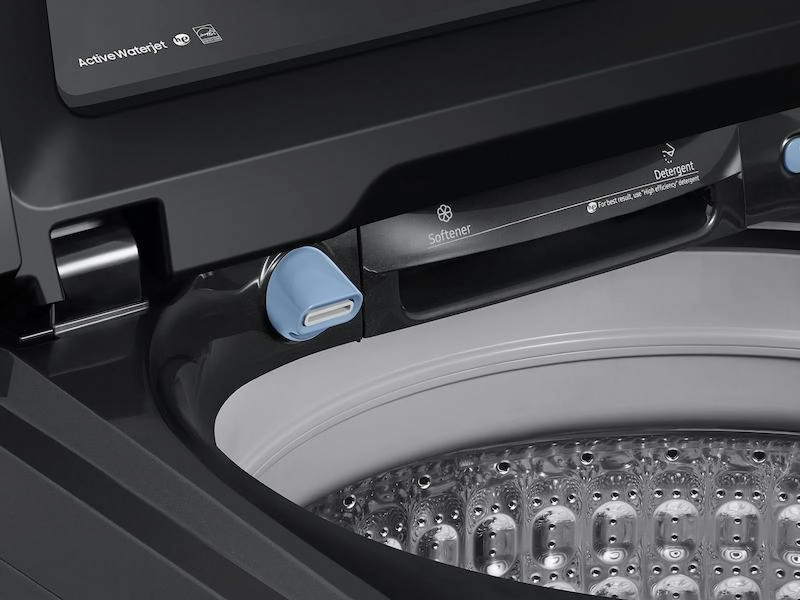Samsung WA50R5200AV 5 Cu. Ft. Brushed Black Top Load Washer