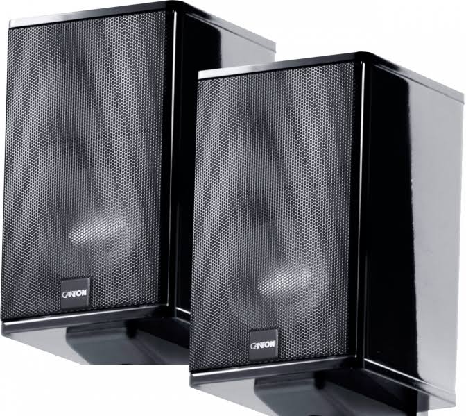 Canton CD 1020 2-way Speakers - Pair - High Gloss Silver Lacquer