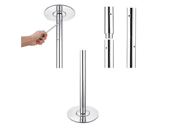 AW 10 ft 45mm Spinning Static Dancing Pole Kit for Club Party Fitness Exercise