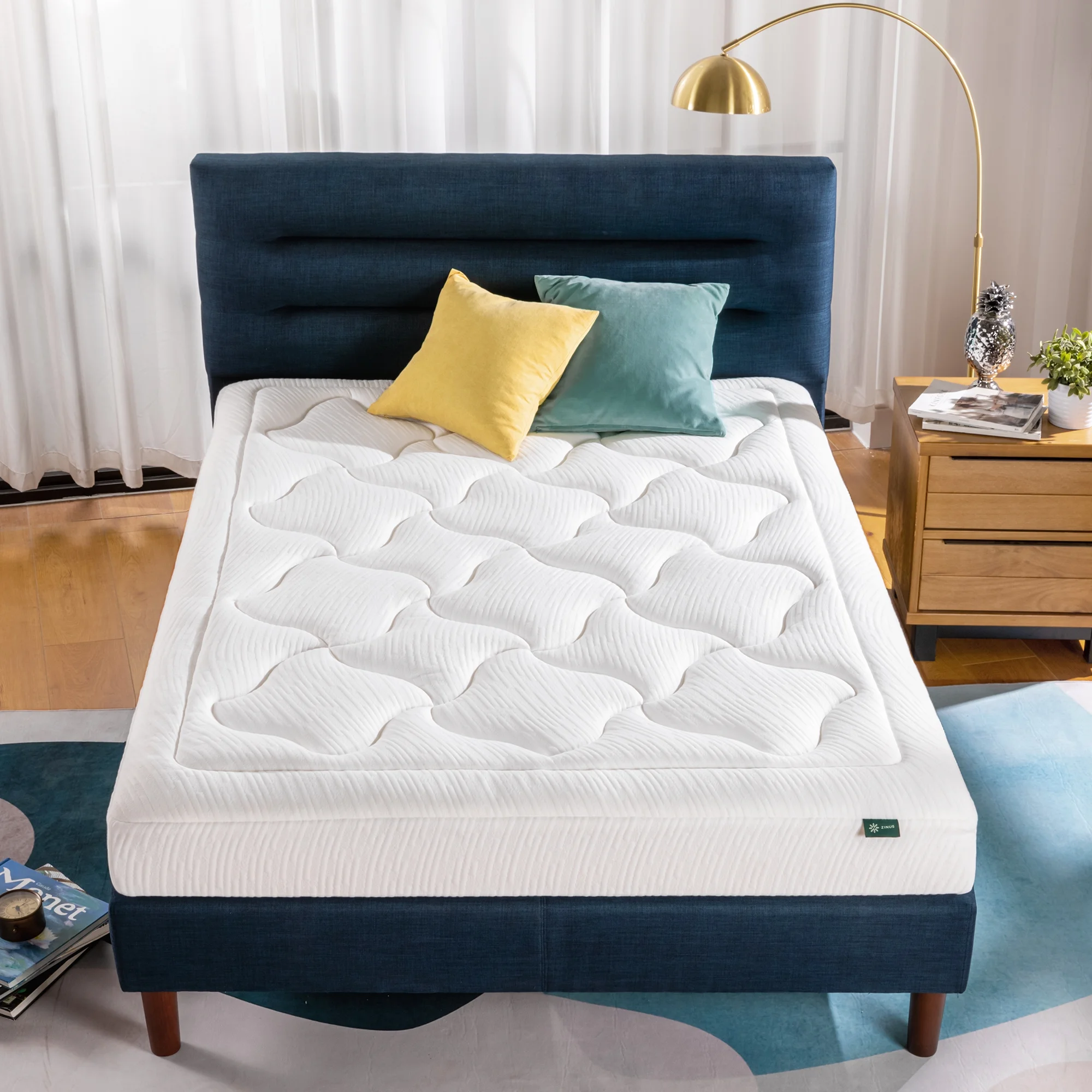 Zinus 8 Cloud Memory Foam Mattress Pressure Relieving / Bed-in-a-Box Twin