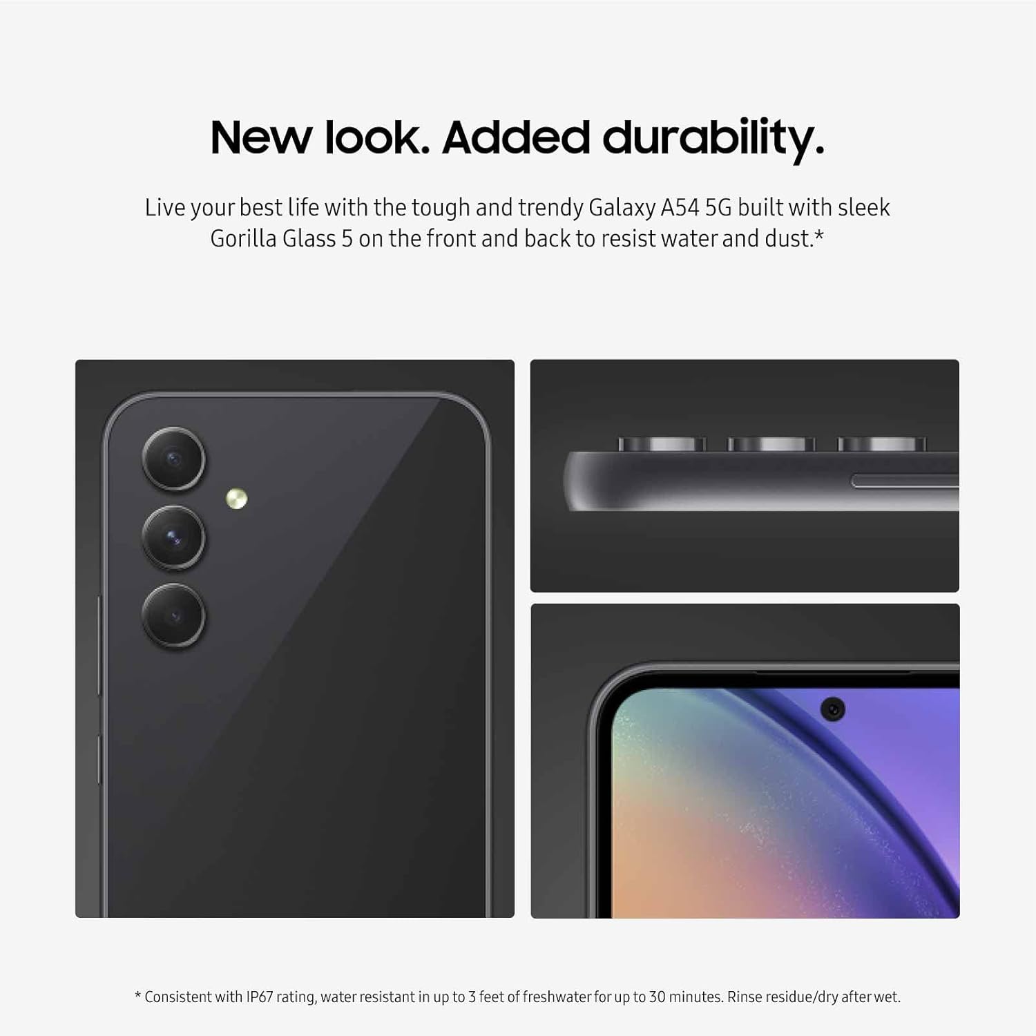 SAMSUNG Galaxy A54 5G A Series Cell Phone, Unlocked Android Smartphone, 128GB, 6.4” Fluid Display Screen, Pro Grade Camera, Long Battery Life