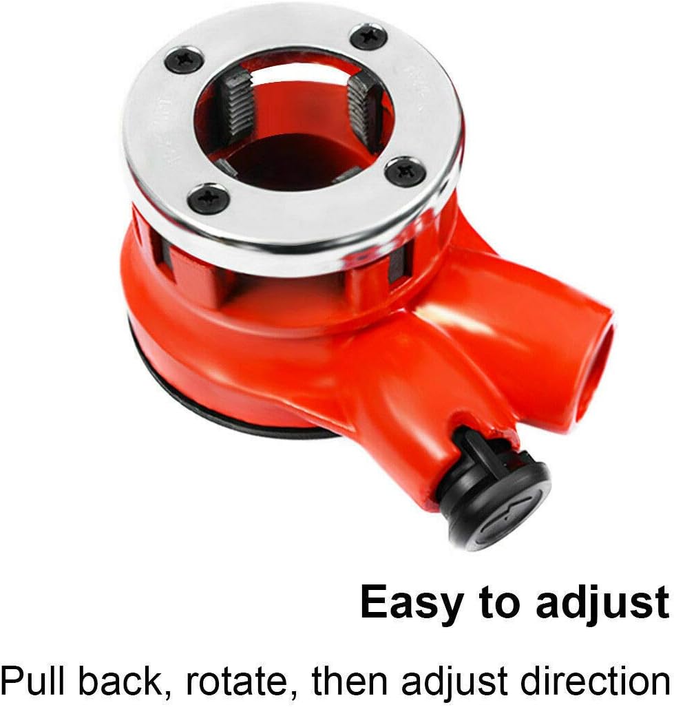New Ratchet Ratcheting Pipe Threader Kit Set w/ 6 Dies and Storage Case Pack of 2