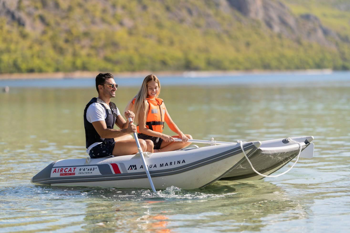 Aqua Marina - Aircat Inflatable Catamaran. 2.85m with DWF Air Deck