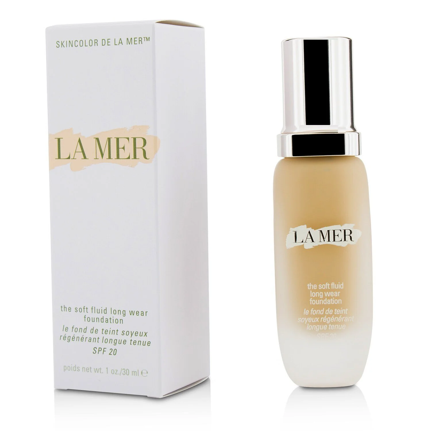 La Mer The Soft Fluid Long Wear Foundation SPF 20 - # 23/ 250 Sand (Box Slightly Damaged)  30ml/1oz
