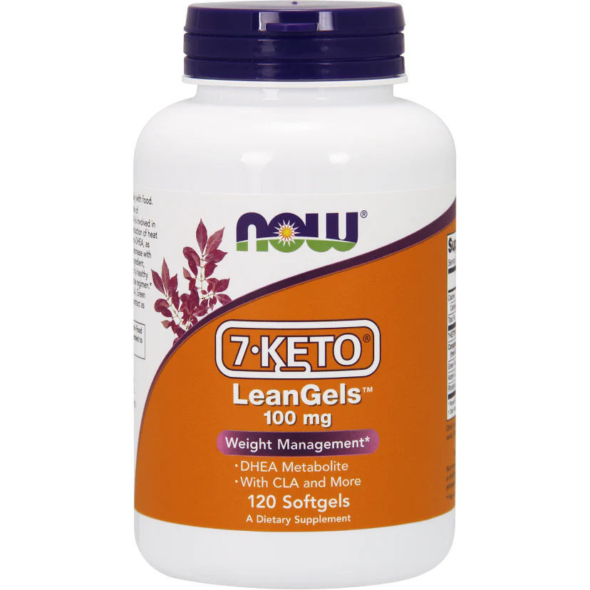 7-KETO LeanGels 100 mg 120 softgels by NOW - Kansas Nuitrition - HNZSDS