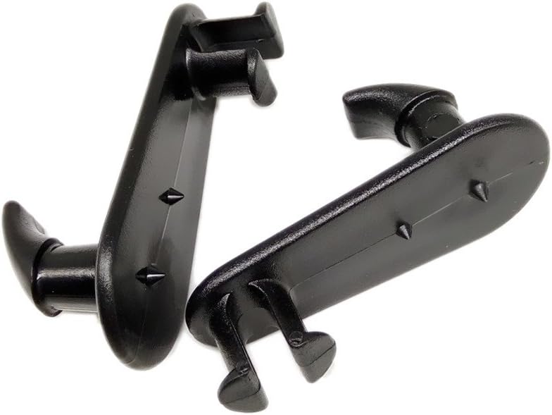JIFFYY 2pcs Car Mat Clips Floor Carpet Fixing Hooks Custom Fit Floor/Cargo Mat Clip for Toyota Lexus Accessories