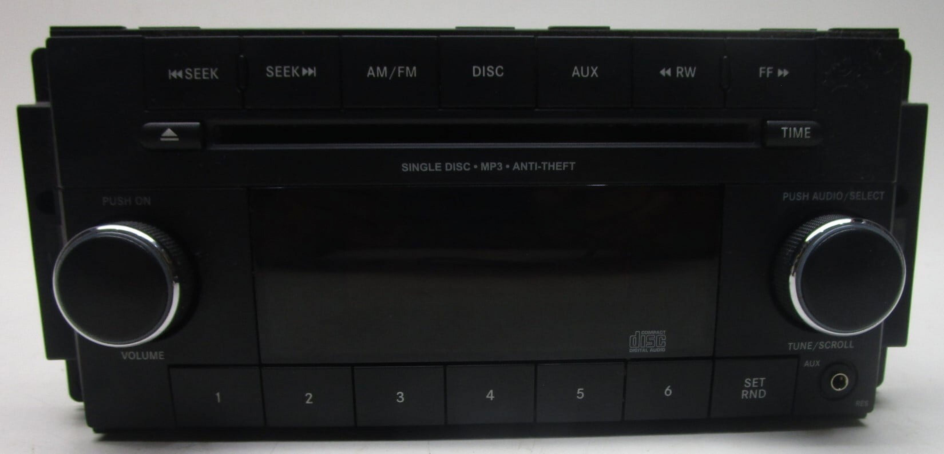 Pre-Owned 2016 16 Dodge Caravan RES AM FM CD MP3 Radio 5091301AF OEM LKQ (Good)