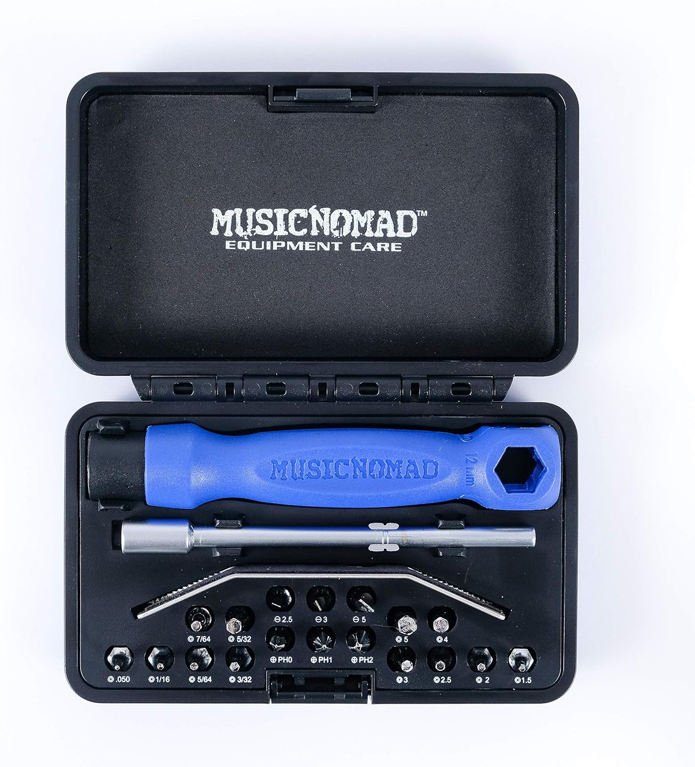 MusicNomad KEEP IT SIMPLE, SETUP (KISS)™ Starter Kit Bundle MN609-6 pc. Gauge Set, 26 pc. Guitar Tech Tool Set, 11 pc. Truss Rod Wrench Set