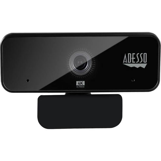Adesso Cybertrack H6 4K Ultra HD USB Webcam with Microphone u0026 Shutter