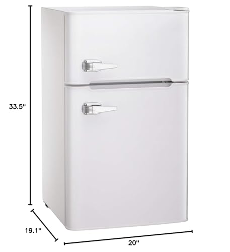 Antarctic Star Compact Mini Refrigerator Separate Freezer