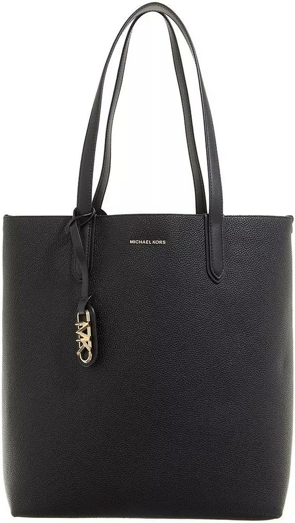 Michael Michael Kors Women's Luggage Black Eliza Extra Large East/West Reversible Tote Handbag