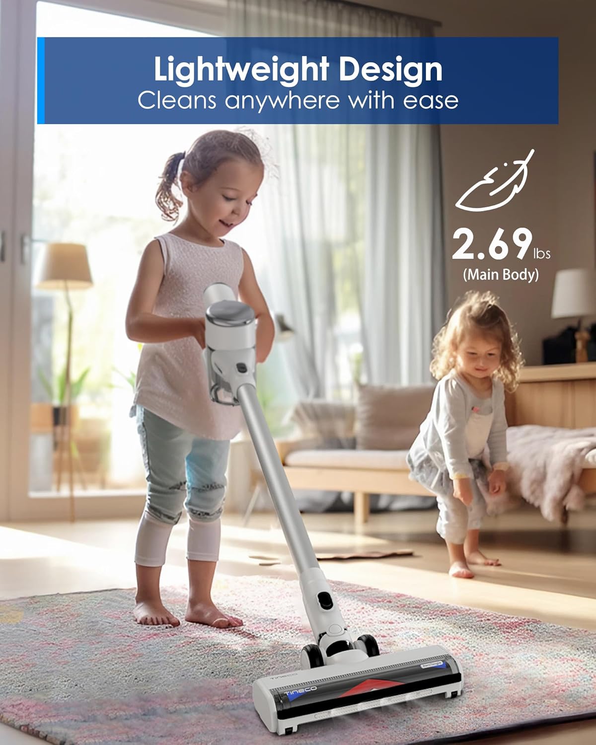 Tineco Pure ONE S11 & Station Cordless Stick Vacuum Cleaner with 3L Dust Clean Station