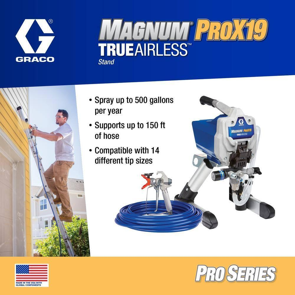 Graco Magnum ProX19 Cart Airless Paint Sprayer, Gray
