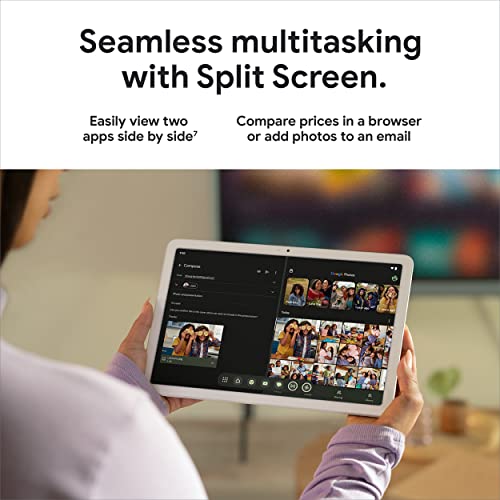 Google Pixel Tablet with Charging Speaker Dock - Android Tablet with 11-Inch Screen, Smart Home Controls, and Long-Lasting Battery