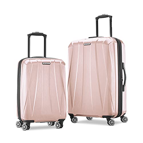 Samsonite Centric 2 Hardside Expandable Luggage with Spinner Wheels, Black, Carry-On 20-Inch