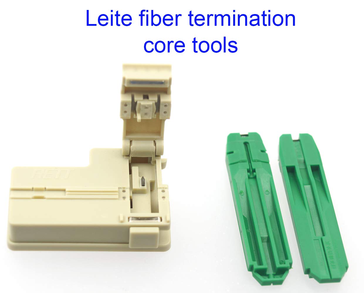 200pcs LC UPC Fiber Optic Quick Connector with Matched Tools Fiber Optic Fast Connectors Single Mode 9/125 Fiber Mechanical Connectors Adapter for
