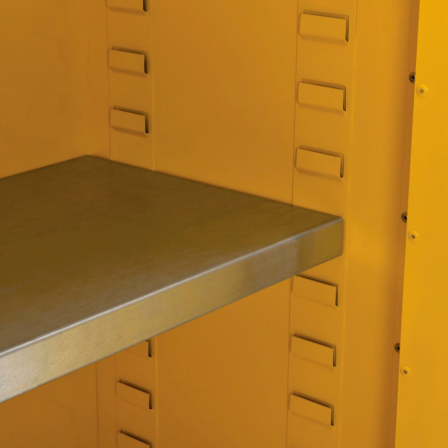 Global Industrial Flammable Cabinet, Manual Close Double Door, 44 Gallon, 34"Wx18"Dx65"H