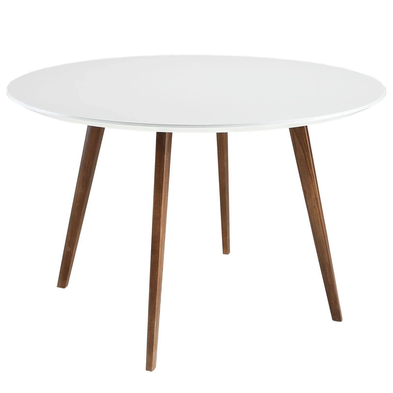 Modern Contemporary Kitchen Wood Dining Table White